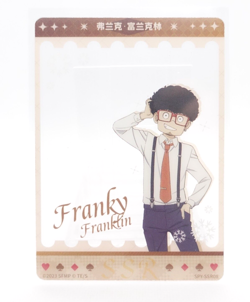 Franky Franklin Spy x Family SSR08 Anime Transparent Collectible Trading Card - Image 1