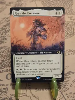MTG Rhys, the Evermore Lorwyn Eclipsed Extended Art RegularRare NM - Image 1