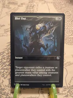 MTG Blot Out March of the Machine: The Aftermath Foil Etched Uncommon NM - Image 1