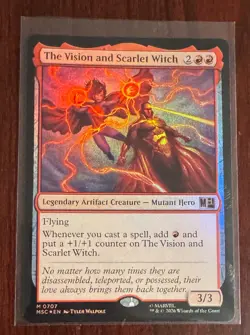 The Vision and Scarlet Witch Commander: Marvel Super Heroes Foil - Image 1