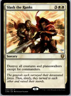 SLASH THE RANKS 47 R COMMANDER LEGENDS MAGIC: THE GATHERING NEAR MINT - Image 1