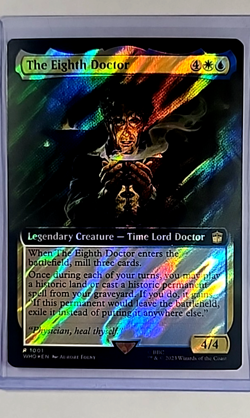 MTG Magic The Gathering Doctor Who Extended Art Surge Foil The Eighth Doctor 8th - Image 1