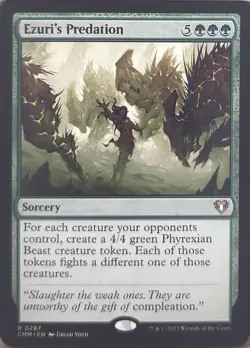 Magic: The Gathering Commander Masters Ezuri's Predation 287 R LP - Image 1