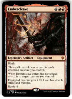 Embercleave Throne of Eldraine Regular MTG NM Near Mint - Image 1
