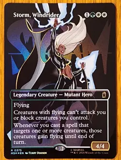 Storm, Windrider (Borderless) Marvel Super Heroes Foil - Image 1
