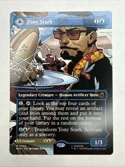 Tony Stark (Borderless) (0350) Marvel Super Heroes Regular NM - Image 1