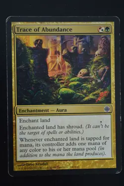 Magic The Gathering MTG TRACE OF ABUNDANCE Alara Reborn HP Heavily Played - Image 1