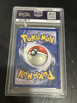 Pokemon Machamp Holo Base Set 8/102 1st Edition PSA 1 - Image 2