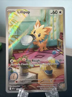Lillipup 154/086 Pokemon TCG English SV: White Flare Freshly Pulled Near Mint - Image 1