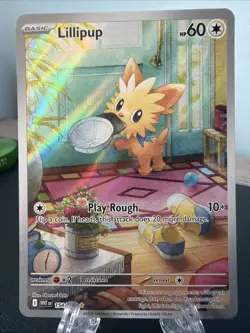 Lillipup 154/086 Pokemon TCG English SV: White Flare Freshly Pulled Near Mint - Image 2