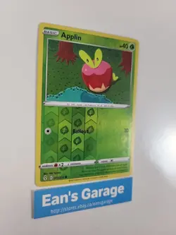 Pokemon Applin Basic 017/203 Evolving Skies common Reverse Holo - MN - Image 2