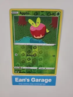 Pokemon Applin Basic 017/203 Evolving Skies common Reverse Holo - MN - Image 4