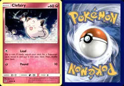CLEFAIRY 38/68 Pokemon Card Hidden Fates Near Mint - Image 3