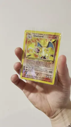 Charizard 4/102 Base Set 2 Holo Swirl 🌀Pokemon TCG WOTC: MP/LP- - Image 2
