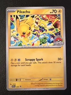 Pikachu (World Championship 2025) 225 SV: Scarlet & Violet Promo Cards LP - Image 1