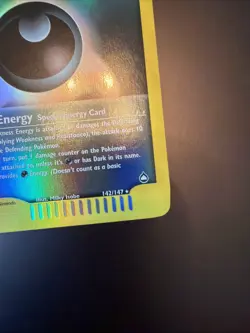 Pokemon Darkness Energy 142/147 Aquapolis Reverse Holo Rare E Reader 2002 HP - Image 4