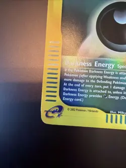 Pokemon Darkness Energy 142/147 Aquapolis Reverse Holo Rare E Reader 2002 HP - Image 5