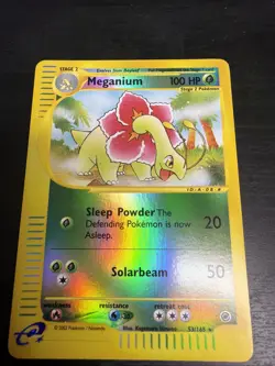 Pokemon TCG Meganium Reverse Holo Card 53/165 Expedition Base Set LP 🍀🔥 - Image 1