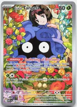 Pokemon TCG Erika's Tangela 218/217 ME: Ascended Heroes 2026 NM - Image 1