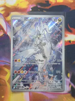 N'S RESHIRAM 167/159 Illustration Rare Journey Together Pokemon Holo Near Mint - Image 1