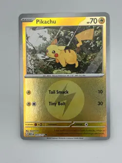 Pikachu (Energy Symbol Pattern) 055/217 Ascended Heroes Pokemon Reverse Holo NM - Image 1