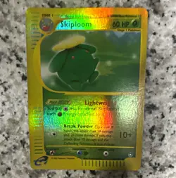 Pokemon TCG Skiploom 97/147 Aquapolis Holo Uncommon 60 HP English 2002 - Image 1