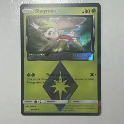 Pokemon TCG TEAM UP Shaymin Prism Star Rare Holo 10/181 NM Card - Image 1