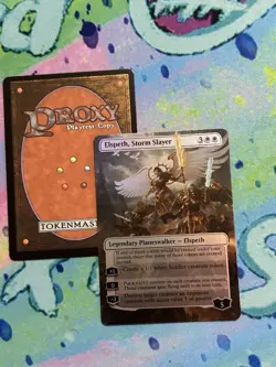 DIY Elspeth, Storm Slayer Full Art Foil Mtg Play Test Card Warhammer - Image 1