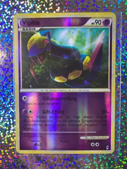 2011 German Pokemon TCG Call of Legends Reverse Holo 51/95 Vipitis (Seviper) - Image 1