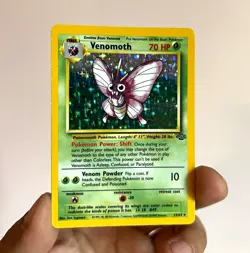 WOTC Venomoth 13/64 Jungle Holo Rare Unlimited 1999 English 70HP Pokemon TCG - Image 1