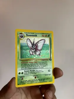 WOTC Venomoth 13/64 Jungle Holo Rare Unlimited 1999 English 70HP Pokemon TCG - Image 2