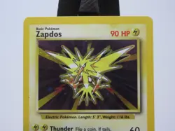 Pokemon TCG Zapdos Base Set 16/102 Holo Rare MP - Image 2