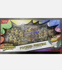Pokemon TCG Ascended Heroes Focused Fighters Premium Collection Box Hawlucha - Image 1