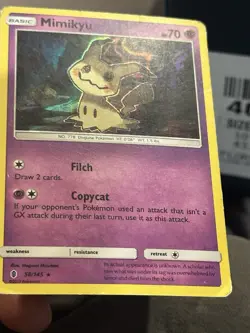 Mimikyu 58/145 Holo Rare Guardians Rising Pokemon HP - Image 4