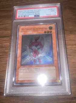 2007 YU-GI-OH! STON-STRIKE OF NEOS #EN004 NEO-SPACIAN AIR HUMMINGBIRD PSA 9 - Image 1