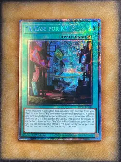 Yugioh "A Case for K9" JUSH-EN040 Starlight Rare 1st Ed NM - Image 1