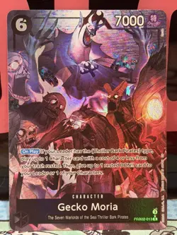 Gecko Moria (Alternate Art) PRB02-013 Premium Booster -The Best- Vol. 2 Foil NM! - Image 2