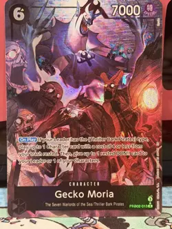 Gecko Moria (Alternate Art) PRB02-013 Premium Booster -The Best- Vol. 2 Foil NM! - Image 5