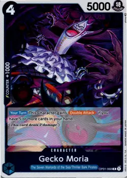 Gecko Moria OP01-068 Rare Romance Dawn One Piece Near Mint - Image 1
