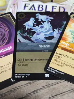 9 cards from Fabled set: Disney Lorcana TCG Rare, Cold Foil, Common, Uncommon - Image 5