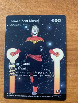 Archangel of Thune "Heaven-Sent Marvel" - Extended Art MAR NM MTG - Image 1
