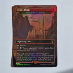 Shinka, the Bloodsoaked Keep (Helm's Deep) Borderless FOIL - LOTR MTG - Image 3