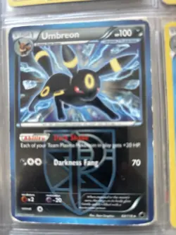 Umbreon Holo Rare 64/116 Team Plasma Freeze Pokemon Card 2013 LP/MP Vintage 1800 - Image 1