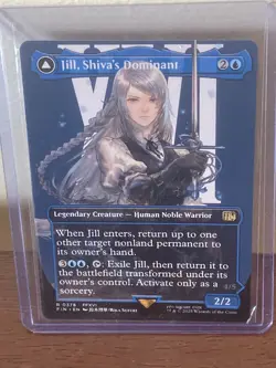 Jill, Shiva's Dominant - Borderless, Non-Foil MTG Final Fantasy (#378) - Image 1