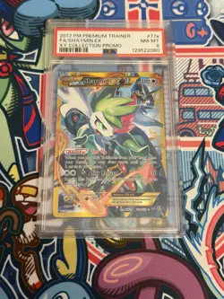 Pokemon Card PSA 8 Shaymin Ex 77a/108 XY Collection Promo 2017 Premium Trainer - Image 1