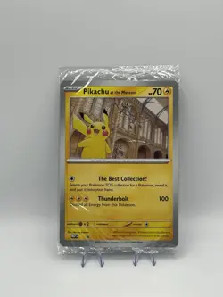 Pokemon Pikachu At The Museum Jumbo Promo Card Sealed English Natural History UK - Image 1
