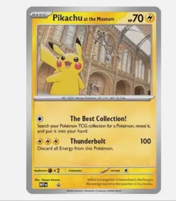 Pokemon Pikachu At The Museum Jumbo Promo Card Sealed English Natural History UK - Image 3
