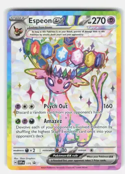 Espeon ex - 175 Promo SV: Scarlet & Violet Promo Cards SVP 175 NM - Image 1