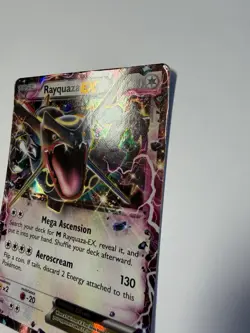 Pokemon TCG Rayquaza EX Shiny Black Star Promo Holo Card XY69 HP - Image 3