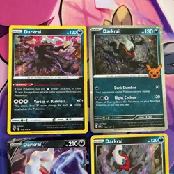 Pokemon Card | English Darkrai Mixed Rarity X4 Card Bundle - Image 2